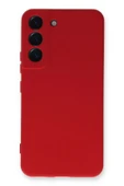 Samsung Galaxy S23 Plus Kılıf Nano içi Kadife Silikon - Kırmızı thumbnail 1