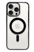 iPhone 15 Pro Max Kılıf Erozi Magsafe Kapak - Siyah thumbnail 2