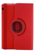 Huawei MediaPad T3 10 / 9.6 Kılıf 360 Tablet Deri Kılıf - Kırmızı thumbnail 1