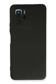 Xiaomi Poco X3 GT Kılıf Nano içi Kadife Silikon - Siyah thumbnail 1