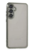 Samsung Galaxy S23 FE Kılıf Lensli Silikon - Gümüş thumbnail 1