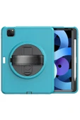iPad Pro 11 (2018) Kılıf Hand Strap Tablet Kılıfı - Turkuaz thumbnail 3