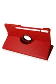 Samsung Galaxy X610 Tab S9 FE Plus 12.4 Kılıf 360 Tablet Deri Kılıf - Kırmızı thumbnail 2
