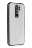 Xiaomi Redmi Note 8 Pro Kılıf Lensli Silikon - Siyah - 1