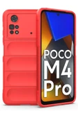 Xiaomi Poco M4 Pro 4G Kılıf Optimum Silikon - Kırmızı thumbnail 1
