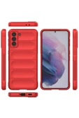 Samsung Galaxy S22 Plus Kılıf Optimum Silikon - Kırmızı thumbnail 3