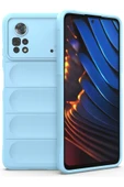 Xiaomi Poco X4 Pro 5G Kılıf Optimum Silikon - Sky Blue thumbnail 1