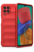 Samsung Galaxy M33 Kılıf Optimum Silikon - Kırmızı thumbnail 1