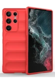 Samsung Galaxy S23 Ultra Kılıf Optimum Silikon - Kırmızı thumbnail 1