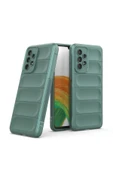 Samsung Galaxy A33 5G Kılıf Optimum Silikon - Koyu Yeşil thumbnail 3