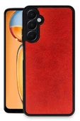 Samsung Galaxy A56 Kılıf Aras Deri Kapak - Kırmızı thumbnail 2