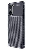 Xiaomi Poco X7 Pro Kılıf Auto Focus Karbon Kapak - Lacivert thumbnail 2