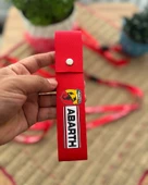 Abarth Tasarımlı, Kırmızı Renk Yüksek Kalite Tampon & Çeki Ipi thumbnail 1