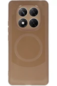 Xiaomi Redmi Note 14 Pro 4G Kılıf Maya Karbon Kapak - Kahverengi thumbnail 3