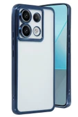 Xiaomi Redmi Note 13 Pro 4G Kılıf Lensli Silikon - Lacivert thumbnail 1