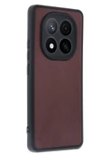 Xiaomi Redmi Note 14 Pro 4G Kılıf Aras Deri Kapak - Bordo thumbnail 1
