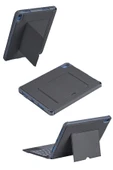 T5508D iPad 2022 10.9 (10.Nesil) Kılıf Palermo Ledli Klavyeli Standlı Tablet Kılıfı - Siyah thumbnail 4