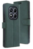 Xiaomi Redmi Note 14 Pro 4G Kılıf Trend S Plus Kapaklı Kılıf - Yeşil thumbnail 1