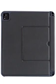 T5509D iPad Pro 12.9 (2022) Kılıf Palermo Ledli Klavyeli Standlı Tablet Kılıfı - Siyah thumbnail 2