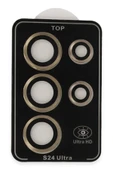 Samsung Galaxy S23 Ultra PVD Metal Kamera Lens - Gold thumbnail 2