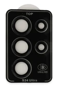 Samsung Galaxy S23 Ultra PVD Metal Kamera Lens - Siyah thumbnail 2