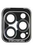 iPhone 15 Pro Max PVD Metal Kamera Lens - Lacivert thumbnail 1