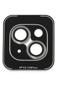iPhone 15 PVD Metal Kamera Lens - Açık Yeşil thumbnail 1