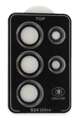 Samsung Galaxy S24 Ultra PVD Metal Kamera Lens - Derin Mor thumbnail 2