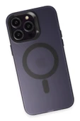 iPhone 15 Pro Kılıf Mateks Magsafe Kapak - Derin Mor thumbnail 4