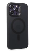 iPhone 15 Pro Max Kılıf Mateks Magsafe Kapak - Siyah thumbnail 2