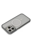 iPhone 14 Pro Max Kılıf Rocky Magsafe Kapak - Gümüş thumbnail 4