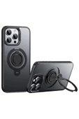 iPhone 14 Pro Max Avatar 360 Dönen Magsafe Kapak - Siyah thumbnail 1