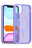 iPhone 12 Jota Magsafe Kapak - Lila thumbnail 3