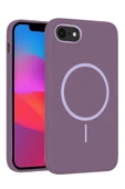 iPhone 16E Broş Magsafe Kapak - Mor thumbnail 2