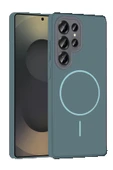 Samsung Galaxy S25 Ultra Broş Magsafe Kapak - Turkuaz thumbnail 1