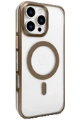 iPhone 16 Pro Gleam PC Sert Magsafe Kılıf - Kahverengi thumbnail 1