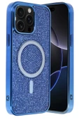 Apple iPhone 14 Pro Max Helen Magsafe Kapak - Lacivert thumbnail 2