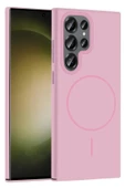 Samsung Galaxy S23 Ultra Broş Magsafe Kapak - Pembe thumbnail 1