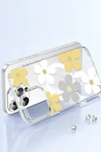 Apple iPhone 16 Pro Max Floral Magsafe Kapak - Beyaz thumbnail 3