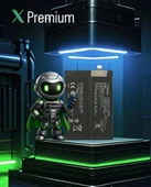 Xpremium Omix X600 Batarya – 5000 mAh Süper Yüksek Kapasiteli Güçlendirilmiş Pil - 2