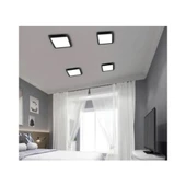 CATA 30W Sıva Üstü Led Panel Armatür Beyaz Işık Siyah Kasa CT-5238 thumbnail 3