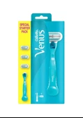 Gillette Venüs Smooth Kadın Tıraş Makinesi 3 Yedek Tıraş Bıçağı - 1