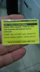 ECZANE İLAÇ TARİF ETİKETİ EKO SARI ZEMNİN 40x60 1 rulo 1000 li sarım - 7