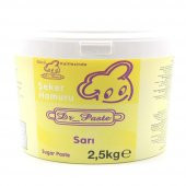 Dr Paste Şeker Hamuru  2,5 kg - Sarı - 1