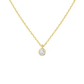 14 Ayar Tektaş Altın Kolye 1,25 gr thumbnail 1