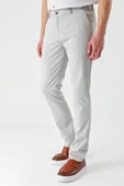 Açık Bej Esnek Yandan Cepli Casual Slim Fit Chino Pantolon 1003240113 thumbnail 1