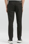 Siyah Pamuklu Yandan Cepli Casual Slim Fit Chino Pantolon 1003240168 thumbnail 3
