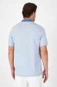 Mavi Kısa Kol Polo Yaka Cepli Classic Standart Beden Tişört 1011250171 thumbnail 5