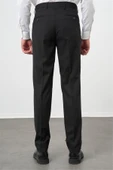 Siyah Esnek Yandan Cepli Comfort Fit Classic Pantolon 1003240914 thumbnail 4