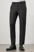 Siyah Yandan Cepli Slim Fit Classic Pantolon 1003245152 thumbnail 1